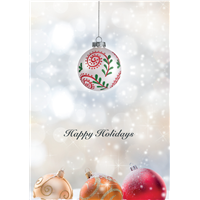 Foldable Holiday Cards - Ornamental Holidays 2
