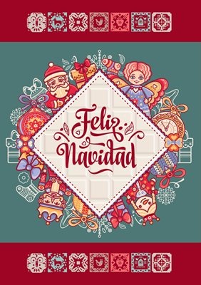 Foldable Holiday Cards - Spanish No Photo (1)