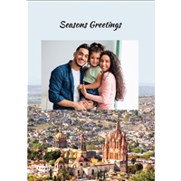 Foldable Holiday Cards - Cityscape (Spanish)