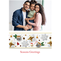 Foldable Holiday Cards - Seasons Greetings Gifts