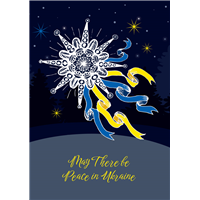 May There Be Peace in Ukraine Holiday Cards