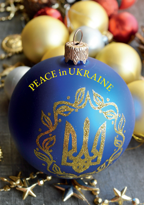Peace in Ukraine Holiday Cards