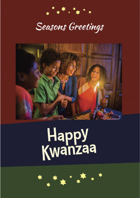 Foldable Holiday Cards - Kwanzaa 4